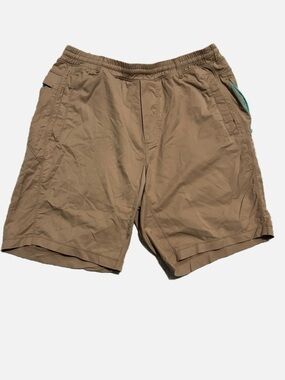 BirdDogs Mens Size M Brown Lined 7 Inseam Hybrid Shorts Athletic Stretch Casual